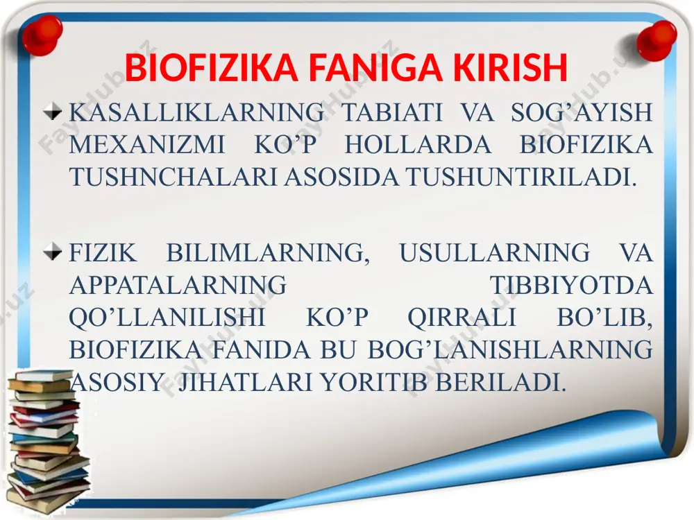 hamma o‘lchamlar yig‘indisi. absolyut xatolik. o‘tkazilgan tajribalarda natijasini haqiqiy qiymatga yaqinlashish darajasini ko‘rsatish uchun absolyut xatolik tushunchasi kiritiladi. u haqiqiy qiymatdan qanchagacha farqlanishini ko‘rsatadi. qandaydir kattaliklarni takroriy o‘lchashlarda o‘rtacha absolyut xatolik kattaligini kiritish maqsadga muvofiqdir. har bir o‘lchamning absolyut xatoligi quyidagicha hisoblanadi. u holda o‘rtacha absolyut xatolik nisbiy xatolik. o‘lchamlar aniqligini ko‘rsatuvchi kattalik bu nisbiy xatolikdir. u o‘lchamlar natijasining qancha qismi absolyut xatoliknng tashkil etishini ko‘rsatadi va quyidagicha hisoblanadi. odatda nisbiy xatolik foizlar bilan ifodalanadi: d hisoblash x1=3,2 x2=3,6 x3=3,1 1. o’rtacha arifmetik qiymat: xo’rt=(3,2+3,6+3,1)/3=3,3 2. har bir qiymat uchun absolyut xatolik: ^x1=[3,3-3,2]=0,1 ^x2=[3,3-3,6]=0,3 ^x3=[3,3-3,1]=0,2 3. o’rtacha absolyut xatolik: ^xo’rt =(0,1+0,3+0,2)/3=0,2 4. nisbiy xatolik: d d=(0,2/3,3)*100%=6 % fizik kattaliklar shtangensirkul qo‘zg‘almas oyoqcha qo‘zg‘aluvchioyoqcha nonius 4. chizg‘ich 5. ichki o‘lchamlarni xisoblash uchun qo‘zg‘aluvchi oyoqcha 6. chuqurlik o‘lchovini hisoblash uchun oyoqcha mikrometr 1. massiv yarim halqa 2. qo‘zg‘almas o‘zak 3. qo‘zg‘aluvchi o‘zak 4. rezbali qo‘zg‘almas nay 5. rezbali qo‘zg‘almas nay, ya’ni barabanli …
