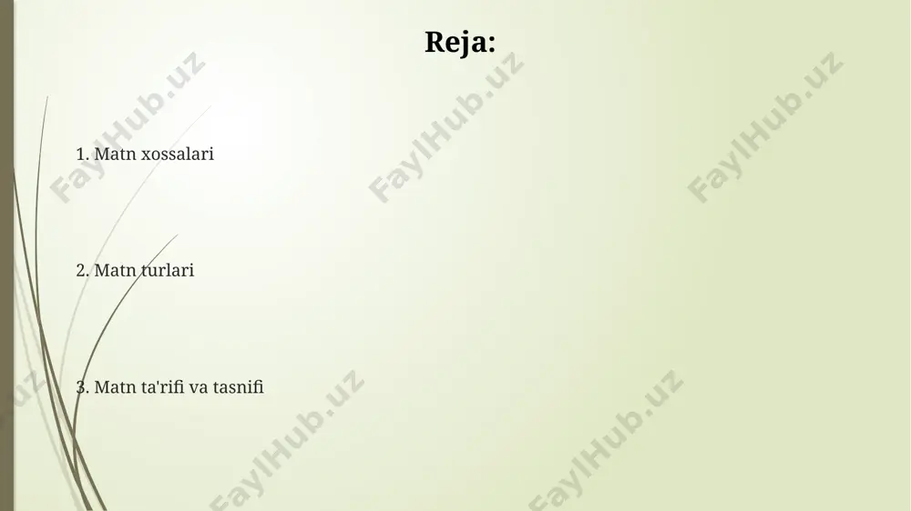 qlaydi. masalan, 19-asr oxiridagi toshkentdagi xat va 21-asr boshlarida yozilgan elektron xabarlarning ma'nosi va ta'siri sezilarli darajada farq qiladi. matnning semantik xususiyatlari матнинг семантик хусусиятларини таҳлил қилишда, контекстга, шунингдек, 10 тадан ортиқ маъновий қоидаларга асосланиш муҳим аҳамиятга эга. матнинг семантик хусусиятларига 30 дан ортиқ лексик бирликлар, жумладан, 15 та синоним ва 5 та антоним кириши мумкин бўлиб, бу унинг маъновий бойлигини кўрсатади. тошкентдаги 2023 йилги тадқиқотларда матнинг семантик тузилишига таъсир этувчи 7 та асосий омил аниқланган. matnning uslubiy xususiyatlari o‘zbekistonning janubiy hududlarida qo‘llaniladigan mahalliy shevalarda matnning uslubiy xususiyatlari 5 ga yaqin turli xil grammatik va leksik xususiyatlar bilan ajralib turadi. matnning uslubiy xususiyatlariga 20-asr boshlarida rus tilshunosi v.v.vinogradov tomonidan kiritilgan “funksiya” tushunchasi katta ta’sir ko‘rsatgan bo‘lib, u matnning turli kommunikativ vazifalarini 3 asosiy guruhga ajratadi. matnning uslubiy xususiyatlarini tahlil qilishda 100 dan ortiq so‘z birikmasini o‘rganish orqali ma’lum bir janrning (masalan, badiiy adabiyot) til xususiyatlarini aniqlash mumkin. matnlarning tasnifi hajmi …