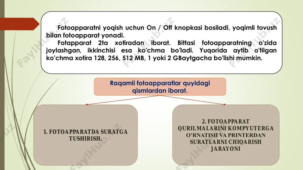 raqamli fotoapparatlar tuzilishi va ishlash prinsi - Page 5
