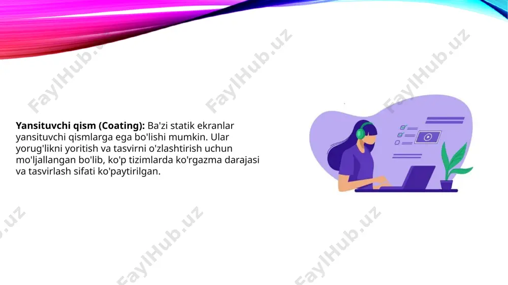 ekrandagi va ko’rgazmali o’quv qo’llanmalari. statik ekran proektsiyaning texnik qurilmalari va ularning ishlashi - Page 4