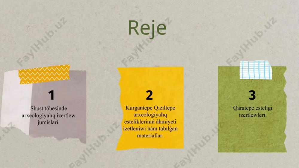 e tabılǵan materiallar tómendegi táreplerdi atap ótedi. shust tóbesindegi arxeologiyalıq qazıwlar, ferǵana oypatlıǵınıń bronza hám erte temir dáwiri mádeniyatın úyreniwde úlken áhmiyetke iye. bul jerde tabılǵan tabılmalar sol dáwirde jasap atırǵan xalıqtıń turmıs tárizin, texnologiyalıq jetiskenliklerdi, sawda baylanısların hám mádeniy baylanıslardı úyreniw ushın úlken imkaniyatlar jaratadı.shust tóbesin úyreniw, ferǵana oypatlıǵınıń tariyxıy rawajlanıwın tereńirek túsiniwge járdem beredi hám regionnıń sol dáwirde qanday mádeniy hám ekonomikalıq oray bolǵanın kórsetedi. sawda hám mádeniy baylanıslar shust tóbesinde tabılgan sırtqı mádeniyat buyımları, sonday-aq, sawda baylanıslarınıń rawajlanıwı hám mádeniy almasıwlardı kórsetedi. shust, óziniń strategiyalıq jaylasıwı sebepli, basqa mádeniyatlar menen sawda hám mádeniy baylanıslardı ornatqan hám bul baylanıslar sol dáwirde ferǵana oypatlıǵınıń mádeniy rawajlanıwına tásir kórsetken.ónermenshilik shusttan tabılgan metall buyımlar hám ásbaplar, sol dáwirde metallurgiya hám ónermenshiliktiń joqarı dárejede rawajlanǵanlıǵın kórsetedi.temir hám bronzadan islewdiń rawajlanıwı, ferǵana oypatlıǵında aldınǵı texnologiyalardıń bar ekenligin tastıyıqlaydı. photo by anjali mehta on unsplash kurgantepe – ferǵana oypatlıǵındaǵı áhmiyetli arxeologiyalıq esteliklerden biri bolıp, …