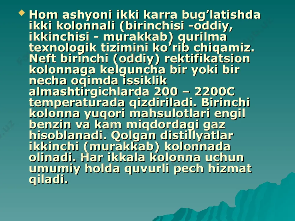 neftni fraksiyalarga ajratish va neft mahsulotlari - Page 5
