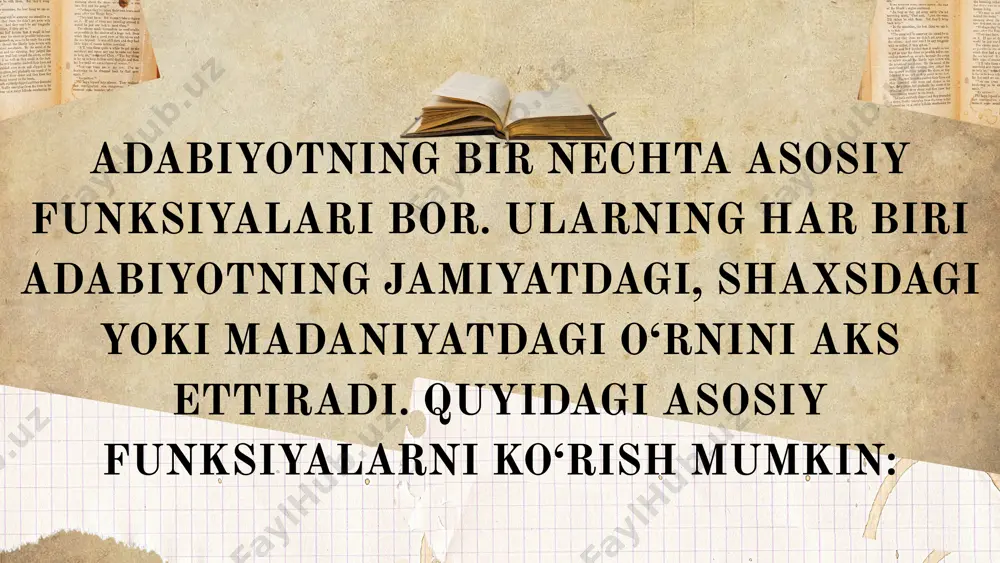 adabiyotning funksiyalari - Page 5