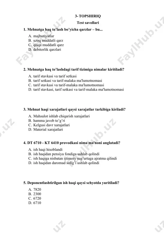 меҳнат ва иш ҳақи - Page 3
