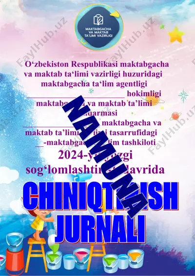 yozgi sog'lomlashtirish davri — DOC