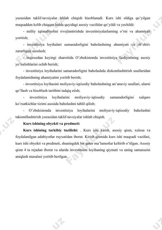 maradorlik ko'rsatkichlari ishlab chiqarishda erishilgan samara asoslanib, ishlab chiqarish natijalari shu natijalarni hosil qilish uchun sarf-xarajatlar o'rtasidagi nisbatni ifodalaydi. samaradorlikning turli jihatlarini, uni amalga oshirishning iqtisodiy mexanizmini o’rganish milliy iqtisodiyotning asosini tashkil qiladi. milliy iqtisodiyotda samaradorlikning o'ziga xos mazmuni ishlab chiqarishning ijtimoiy shakli, maqsadli yo'nalishi, ishlab chiqarish natijalarining o’ziga xosligi bilan belgilanadi. resurslardan oqilona foydalangan holda ijtimoiy va shaxsiy ehtiyojlarni to’la qondirish ishlab chiqarish samaradorligining bosh mezonidir. iqtisodiy sarnaradorlik deyilganda ishlab chiqarish hajmining oshishi, mehnat unumdorligining o'sishi, foyda olish, milliy darornadning o'sishi tushuniladi. ijtimoiy samaradorlik esa xalq turmush farovonligining oshishi, ularda ta'lim darajasining oshishi va boshqalarni anglatadi. samaradorlik (iqtisodiy va ijtimoiy) iqtisodiy yoki ijtimoiy samaraning unga erishish uchun qilingan xarajatlar nisbatini ifodalaydi. matematik til bilan aytganda, u quyidagi tenglikni ifodalaydi : iqtisodiy samaradorlik ko'rsatkichlari andozasi quyidagilarni o’z ichiga oladi: · milliy iqtisodiyot bo'yicha kengaytirilgan takror ishlab chiqarish qonunlarining amal qilish natijasini ifodalash; · milliy iqtisodiyotning barcha tarmoqlarida ijtimoiy ishlab chiqarishning …