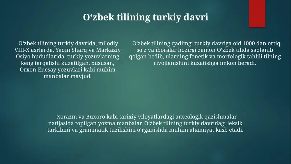 o‘zbek tilining taraqqiyot bosqichlari - Page 5