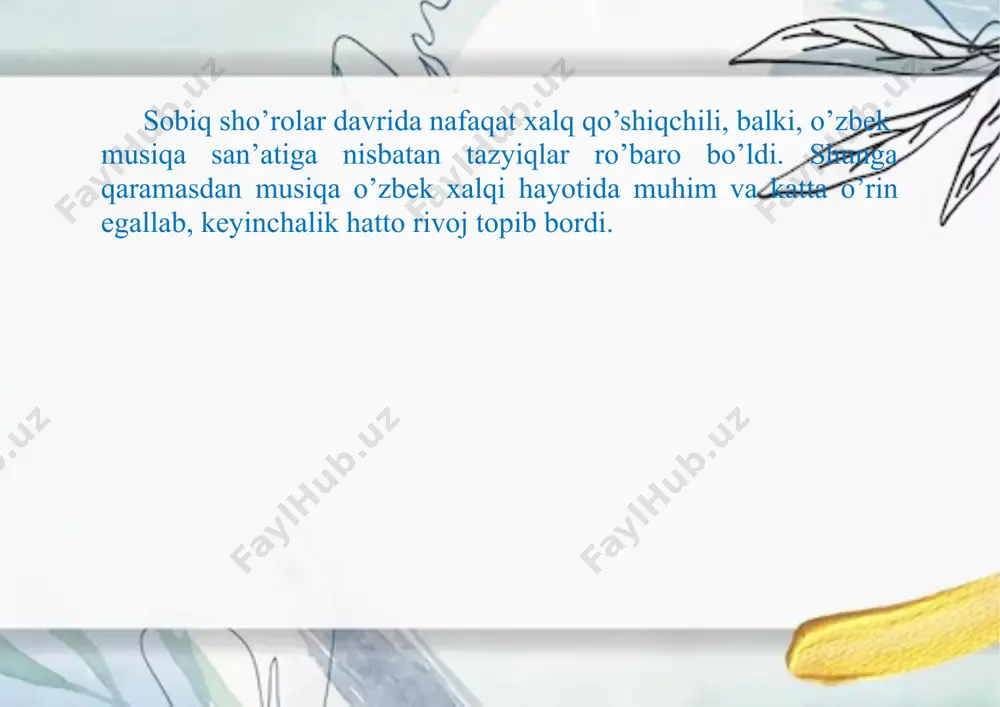 o’zbek an’anaviy qo’shiqchilik san’ati - Page 5