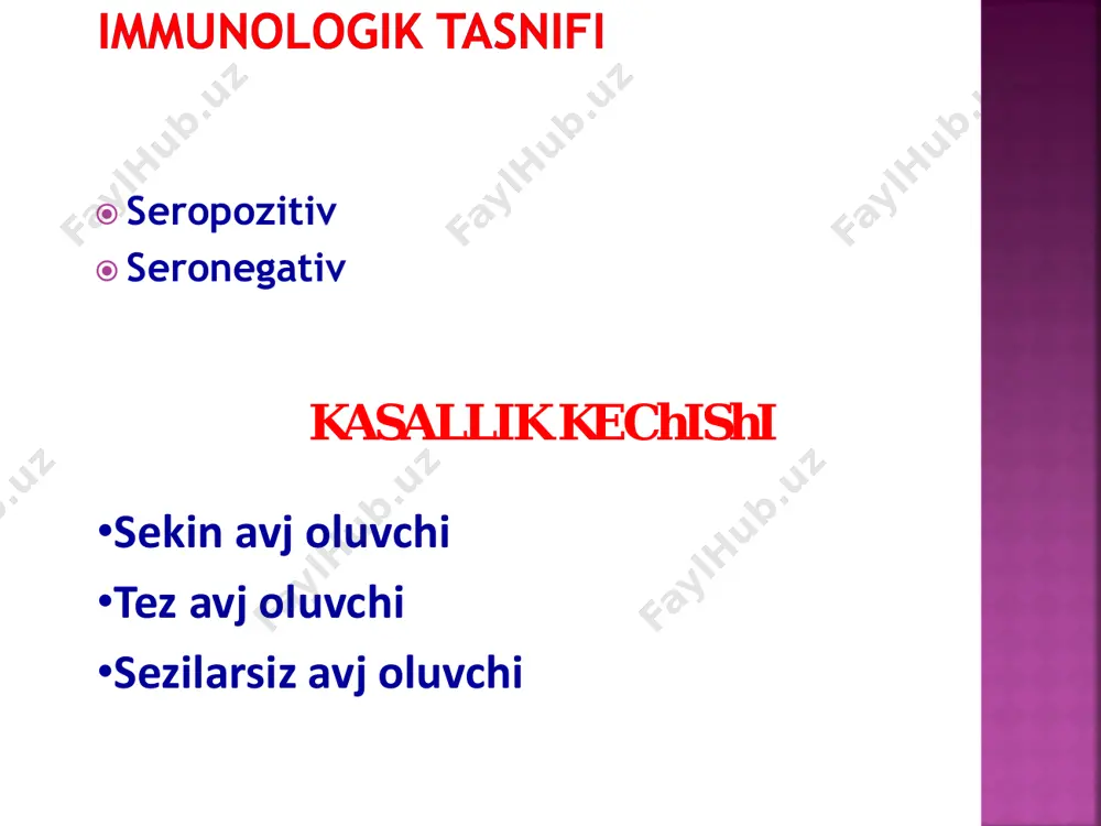 , leykopeniya, echt tezlashgan, o’tkir sinamali probalar musbat, rf «+», disproteinemiya sizning tashxisingiz va davolash taktikangiz