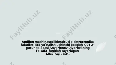 axborot jamiyati va uning istiqbollari — PPTX