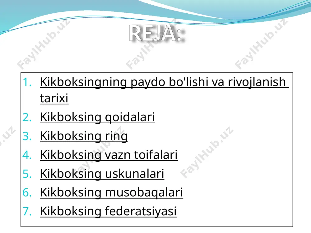 somon. bir vaznli. og'ir vazn. oson o'rtacha. o'rta vazn. super - o'rtacha va boshqalar. professional sportda sportchilar maxsus tibbiy tarozida tortiladi. uskunaning yaroqliligi taklif qilingan mutaxassis tomonidan tasdiqlanadi va qayd qilinadi. tarozidan oldin tibbiy ko'rik o'tkaziladi, uning natijalari ham qayd etiladi. kikboksing uskunalari. har bir sportchi, professional yoki havaskor boshlang'ich, mumkin bo'lgan jarohatlardan ishonchli himoyalangan bo'lishi kerak. to'g'ri tanlangan sifatli uskunalar burishish, chiqishlar, singanliklarni kamaytiradi. jangchining o'quv sumkasida quyidagilar bo'lishi kerak: boshni himoya qilish uchun dubulg'a. sportchining vazn toifasiga mo'ljallangan ma'lum vazndagi boks qo'lqoplari. elastik o'ramlar. oyoq himoyachisi (ft). yostiqlangan shinavandalar. erkaklar uchun qorin va ayollar uchun ko'krak himoyachilari. yuqori sifatli plastmassadan tayyorlangan, og'izni himoya qilish - og'iz va tishlarni himoya qiladi. apparatlarda ishlash texnikasi uchun himoya qo'lqoplari. jangchilar ushbu sport turi uchun maxsus shortik yoki shim kiygan. erkaklar yalang'och holda jang qilishadi. ayollar keng maykalar kiyishadi. kikboksing musobaqalari. eng nufuzli va mas'uliyatli, albatta, xalqaro musobaqalar. ularni amalga oshirish bilan …