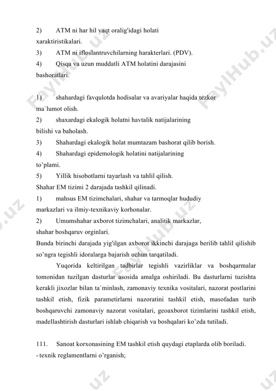 shaharlarning sanoat va avtotransport korxonalarining ekologik monitoringi (2) - Page 5