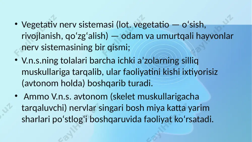 vegitativ asab tizmi anatomiyasi va fiziologiyasi - Page 4