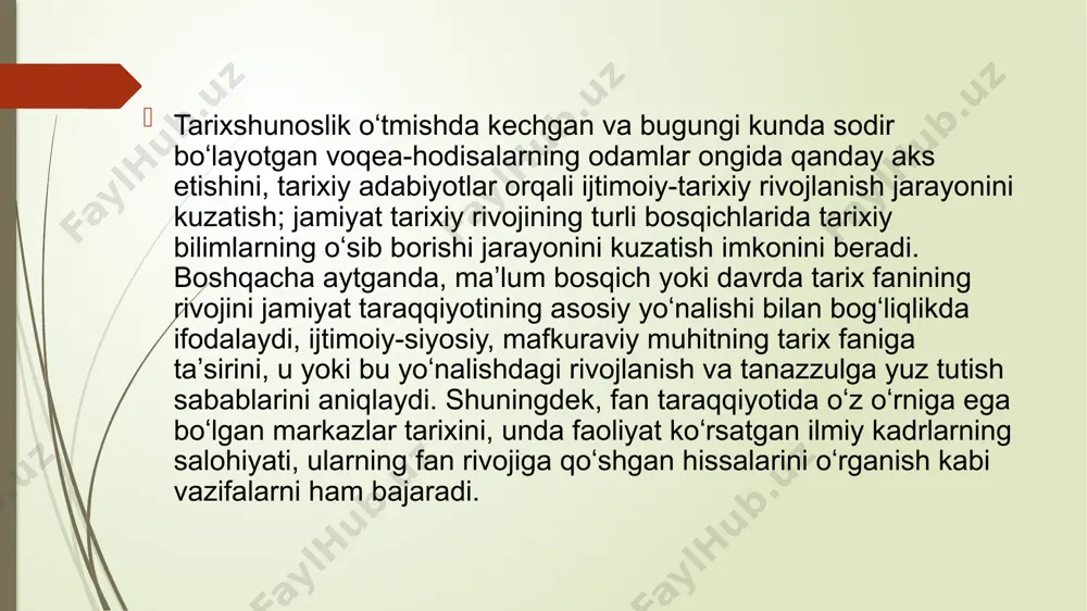 tarix shunoslik fanidan ta'lim - Page 5