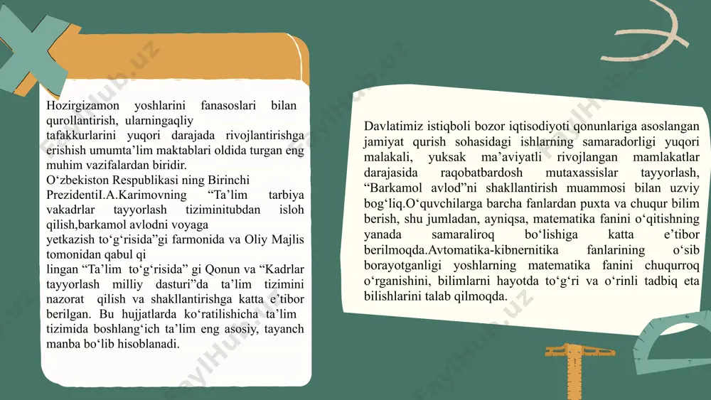 geometriya kursida yuzani o’qitish metodikasi - Page 3