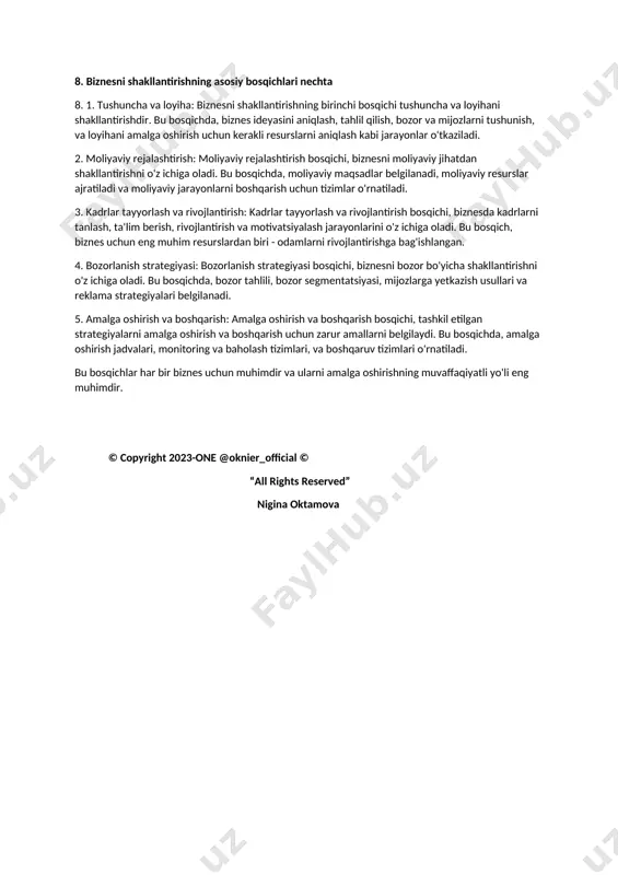 k rejalashtirishni bajarishadi. liderlar esa insonlarni ilg'or qilish, ularni ilg'or ko'rsatish va ularga yo'l-yo'riq ko'rsatish bilan shug'ullanadilar. ular vizionerlik bilan shug'ullanadilar va jamoatni yangi yo'lga yo'naltirishda yordam berishadi. bunday qilib, menejerlar amaliyotga yo'naltirilgan va tizimli ishlar boshqarish bilan shug'ullanadilar, liderlar esa insonlarni ilg'or qilish va ularni ilg'or ko'rsatishga fokuslanadilar. biroq, eng muhim holatda, menejer va liderning ikkalasi ham jamoatga yo'l-yo'riq ko'rsatishda muhim rollarni o'zlariga olgan holda bir-biriga qo'llanadilar. 6. xalqaro faoliyatda strategik muqobil variantlar tahlili 6. strategik muqobil variantlar tahlili, xalqaro faoliyatda qo'llaniladigan strategiyalar va variantlarni aniqlash uchun muhim bir qadamdir. bu tahlil, bir kompaniya yoki davlatning muqobil variantlarini aniqlash, ularning afzalliklarini va zararlarini tushunish va ularni boshqa variantlar bilan taqqoslash imkoniyatini beradi. strategik muqobil variantlar tahlili quyidagi bosqichlardan iborat bo'ladi: 1. muqobil variantlarni aniqlash: bir kompaniya yoki davlatning muqobil variantlari, uning faoliyatining o'ziga xos xususiyatlari va imkoniyatlari bo'yicha aniqlanadi. bu variantlar, masalan, yangi bozorlarga kirish, yangi mahsulotlar ishlab chiqarish …