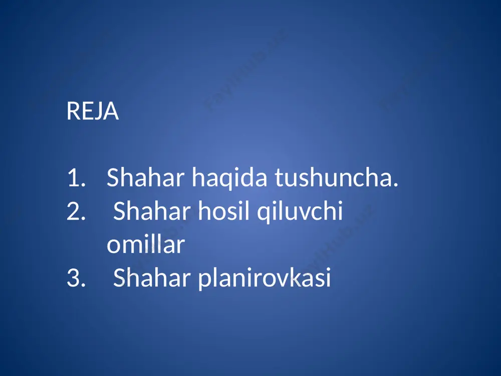 oniyatlarini hisobga olgan holda hududiy tashkil etishning nazariy va amaliy masalalari bilan shug’ullanadi. rayon planirovkasi iqtisodiy-ijtimoiy geografiyaning amaliyot bilan bog’liq bo’lgan muhim yo’nalishidir. aynan shu ma‘noda u konstruktiv geografiya (d.i.bogorad), rayonning amaliy geografiyasi sifatida tan olingan. rayon planirovkasi ilk marta 1919 yilda angliyada vujudga keldi. ingliz olimi piter selfning ―shaharlar o’z doirasidan chiqib ketmoqda degan fikri asosida davlat tomonidan hududdan unumli foydalanish maqsadida ayrim hududlarning (london, liverpul, plimut) rayon planirovkasini tuzishga kirishildi va shaharlarini rivojlantirish uchun planlar ishlab chiqildi. rossiyada 1933 yildan qurilish ishlari rayonlarning sxemalari asosida amalga oshirila boshlandi (qrim, poltava, xarkov va b.) va yaxshi natijalar berdi. o’rta osiyoda janubiy tojikiston hichm si, chirchiq,angren-olmaliq sanoat rayoni uchun shunday loyihalar ishlab chiqildi. hozirgi kunda respublikamizda toshboshloyiha, uzshaharsozlik liti tomonidan barcha shahar va shaharchalarning bosh rejalari ishlab chiqilmoqda. rayon planirovkasi - muayyan hududda ishlab chiqarish korxonalari, aholi joylashuvi, xizmat ko’rsatish, transport va boshqa infratuzilma elementlarini hududning geografik, iqtisodiy, qurilish-arxitektura, muhandislik-texnik …