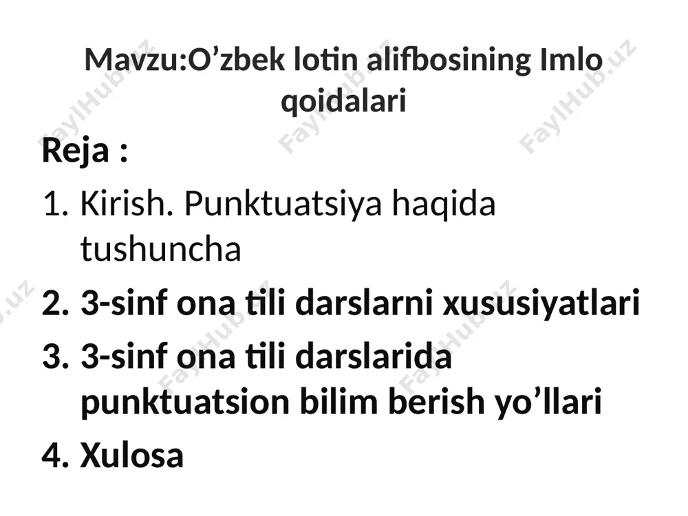 nuqta birinchi qismida nuqta ko’p nuqta bo’lgan ko’chirma gaplar o’rtasida kelgan muallif gapdan so’ng tinch ohang bilan aytilgan darak buyruq undov gaplardan so’ng sanash yoki ayrim fikrning qismlarida ifodalagan va oy, kun yillarini bir – biridan ajratish uchun qo’llanilgan raqam yoki harflardan keyin qisqartirilgan ism va familyalarning birinchi xarfi yoki qismidan keyin punktuatsiya (lot. punctum — nuqta; kichkina dogʻ) — 1) alifbodan tashqari boʻlgan grafik belgilar (tinish belgilari) tizimi boʻlib, grafika va orfografiya (imlo) bilan birgalikda yozma tilning asosiy vositalarini tashkil etadi. p.ning asosiy vazifasi yozma (bosma) matnni qismlarga ajra-tish, grafik jihatdan shakllantirishdir; 2) yozma matnni punktuatsion rasmiylashtirishni tartibga soluvchi, har bir til uchun tarixan shakllangan qoidalar, meʼyorlar; 3) p. tizimi qonuniyatlarini, shuningdek, tinish belgilarining qoʻllanish meʼyorlarini oʻrganadigan tilshunoslik boʻlimi. ko’p nuqta so’zlovchini o’ylashi mulohaza qilishini ko’rsatadi biror so’z yoki gapning tushirilganligini fikr tugallanmaganligi vergul uyushiq bo’laklar orasida undalmani ajratish uchun ha yoki yo’q so’zlarni gap bo’laklaridan ajratish uchun takrorlanuvchi …