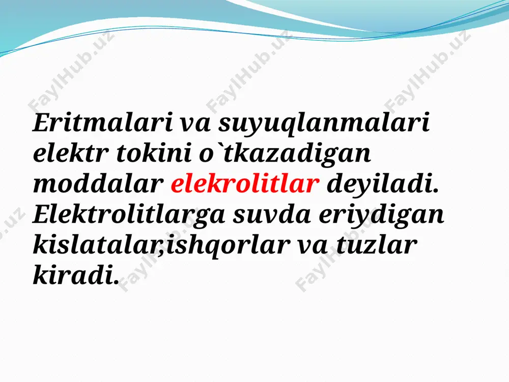 elektrolitik dissotsiyatsiya nazariyasi - Page 4