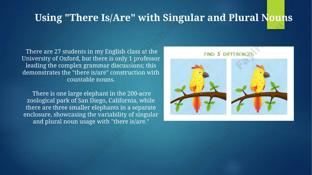 mastering "there is" and "there are" in sentences - Page 4