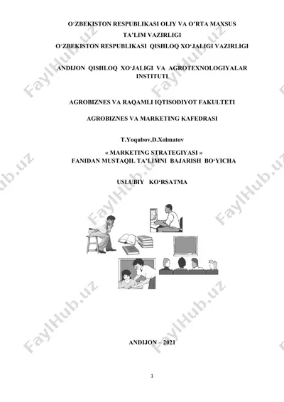 "marketing strategiyasi" — DOCX