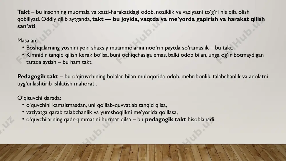 pedagogik takt va takt haqida tushuncha - Page 5