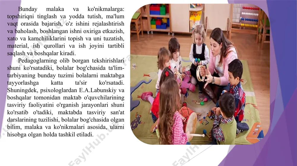 tarbiyachining bolalarni tasviriy faoliyatga o’rgatish jarayonidagi o’rni - Page 5