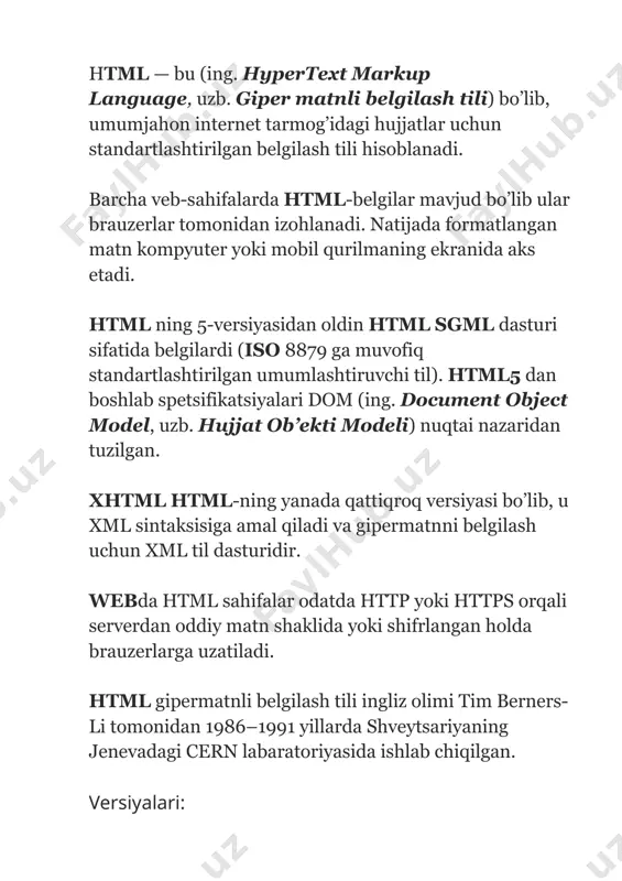 imizni “.html” formatda saqlaymiz : mana bizning web saxifa tayyor: o’zbekiston xalqaro islom akademiyasi