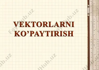 skalyar ko‘paytma va burchak kosinusi — PDF