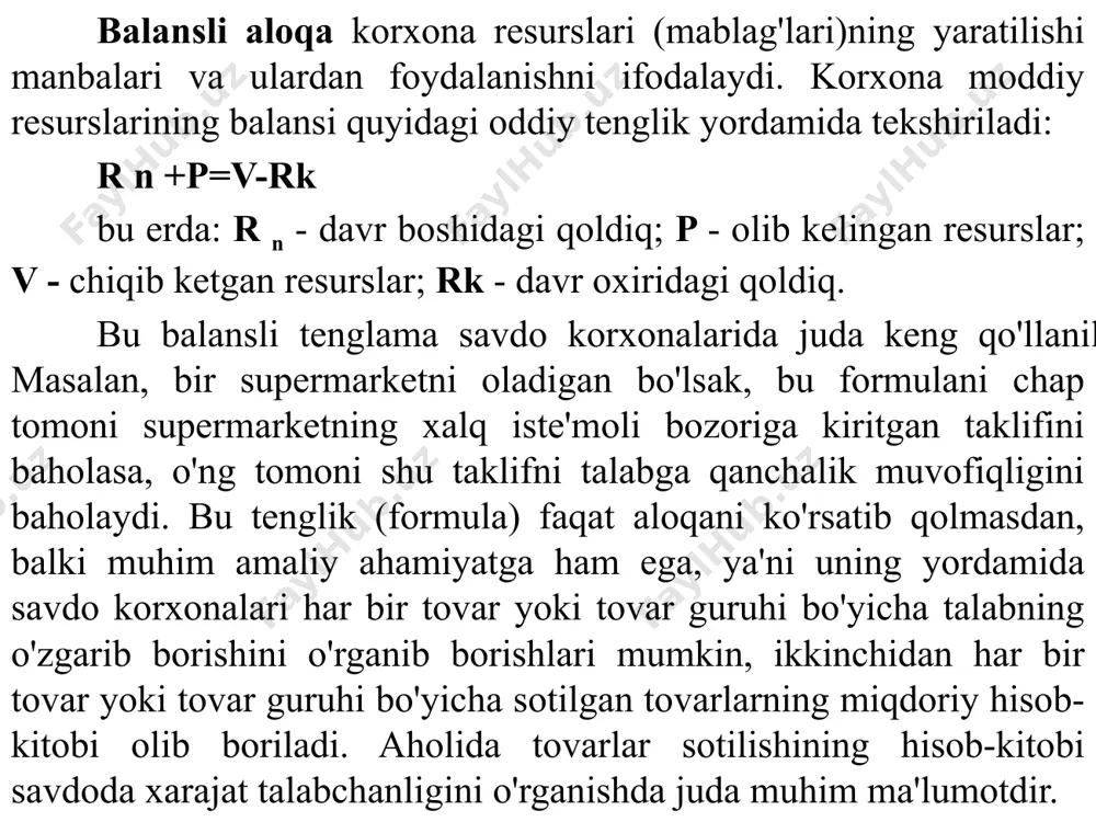 radius kvadratiga to'g'ri proportsional. funktsional bog'lanishlarni to'liq bog'lanishlar ham deb atashadi. 6 korrelyatsion (yoki noto'liq ) bog'lanishda omil belgining har bir qiymatiga natijaviy belgining aniq qiymati emas, balki har xil qiymatlari mos keladi. masalan, kompaniya menejerining ma'lumoti, uning mehnat unumdorligiga ta'sir qiladi. yoki quruvchini olaylik. uning razryadi bilan ish haqi o'rtasida bog'liqlik bor, ya'ni razryad oshib borishi bilan ish xaqi ko'payib borishi mumkin. lekin bizga ma'lumki, quruvchining razryadiga uning ish haqi to'liq bog'liq emas. ikkinchidan, bir xil razryadga ega bo'lgan quruvchilar, ishlayotgan ob'ektiga qarab turli miqdorda ish haqi oladilar. buning asosiy sababi, ish haqi hajmi faqat ish razryadiga emas, balki boshqa omillarga ham (masalan, shaxsiy qobiliyat, ish sharoiti, sog'liq darajasi, ma'lumot, korxonaning moliyaviy holati va h.k.) bog'liqligidir. 7 statistikada bog'lanishlar yo'nalishi bo'yicha: to'g'ri va teskari aloqaga bo'linadi. to'g'ri bog'lanishga quruvchining ish razryadi va ish haqi o'rtasidagi bog'lanish misol bo'lishi mumkin. ma'lumki, boshqa shartlar o'zgarmasdan qolsa, ish razryadining oshishi ish haqini …