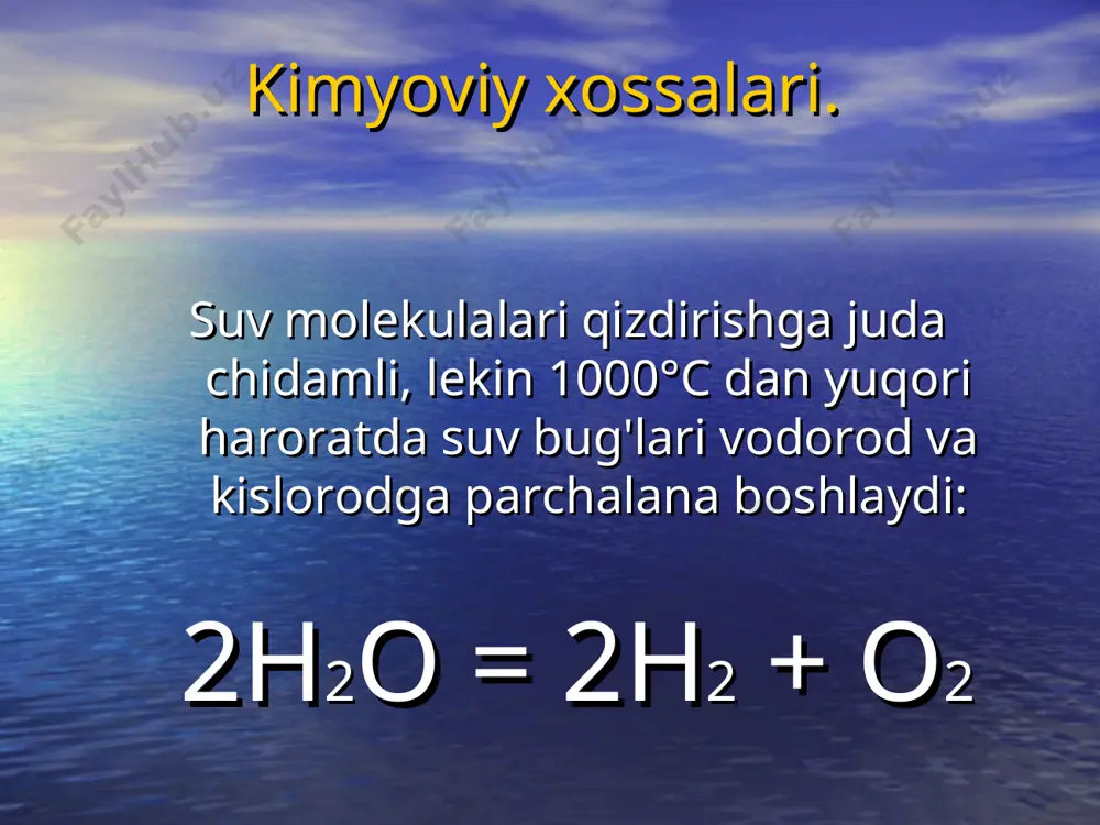 suvning fizik va kimyoviy xossalari - Page 5