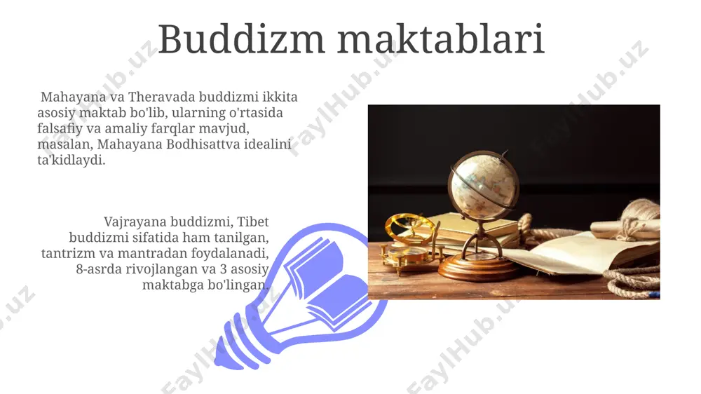 buddaviylik dinining paydo boʻlish tarixi, asosiy taʼlimotlari va oqimlari - Page 3