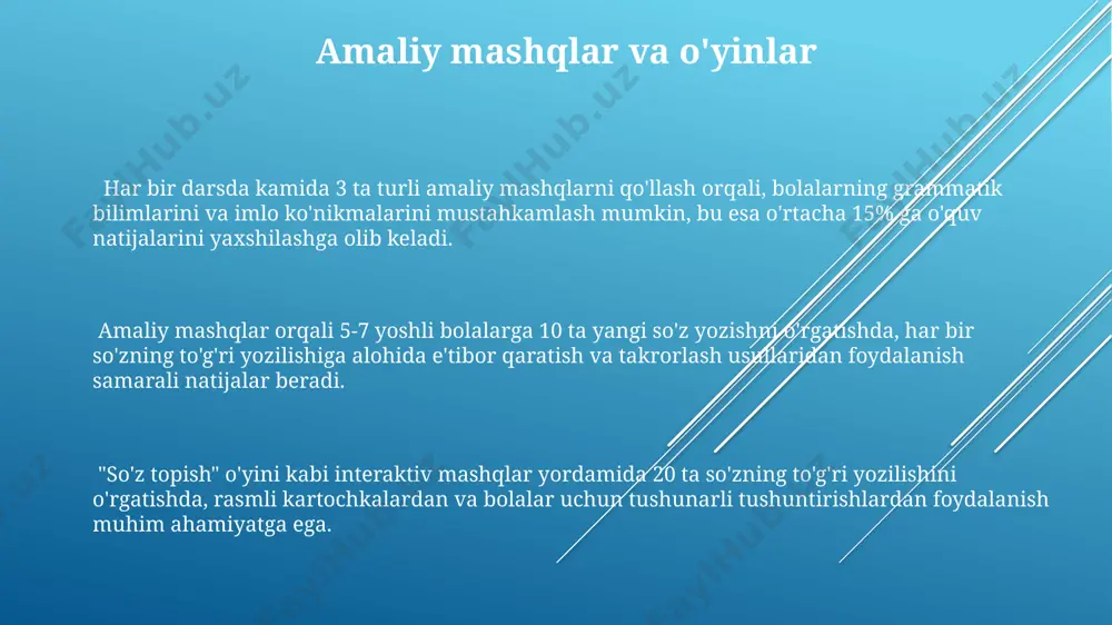oʻquvchilarning imloviy savodxonligi ustida ishlash - Page 3