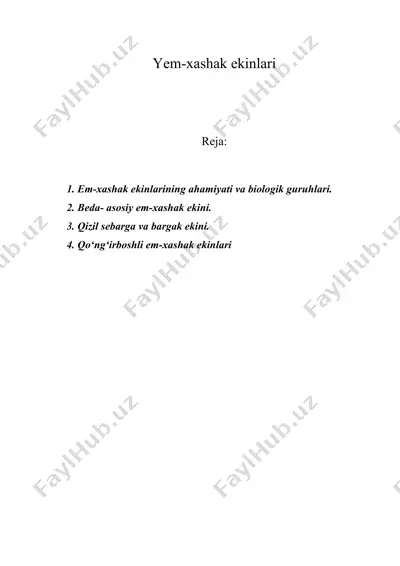 yem xashak ekinlari — DOC