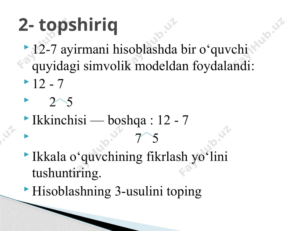 boshlang'ich sinflarda ayirishning og'zak usullarini o’rgatish metodikasi - Page 5