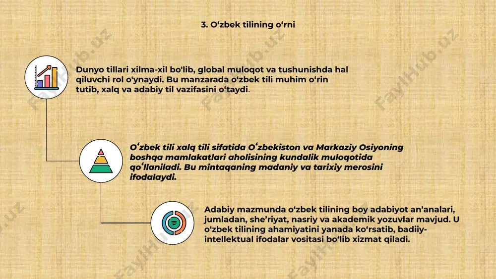 dunyo tillari va unda o'zbek tilining tutgan o'rni - Page 5
