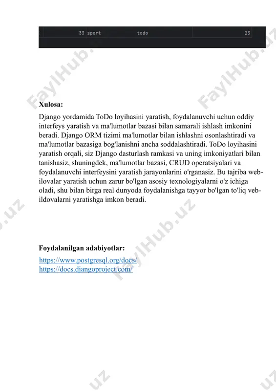 dasturlash tillari va ma'lumotlar bazasi yordamida oddiy interfeys yaratish - Page 5