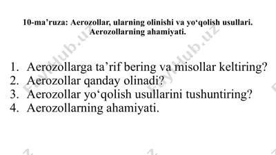 aerozollar — PPTX