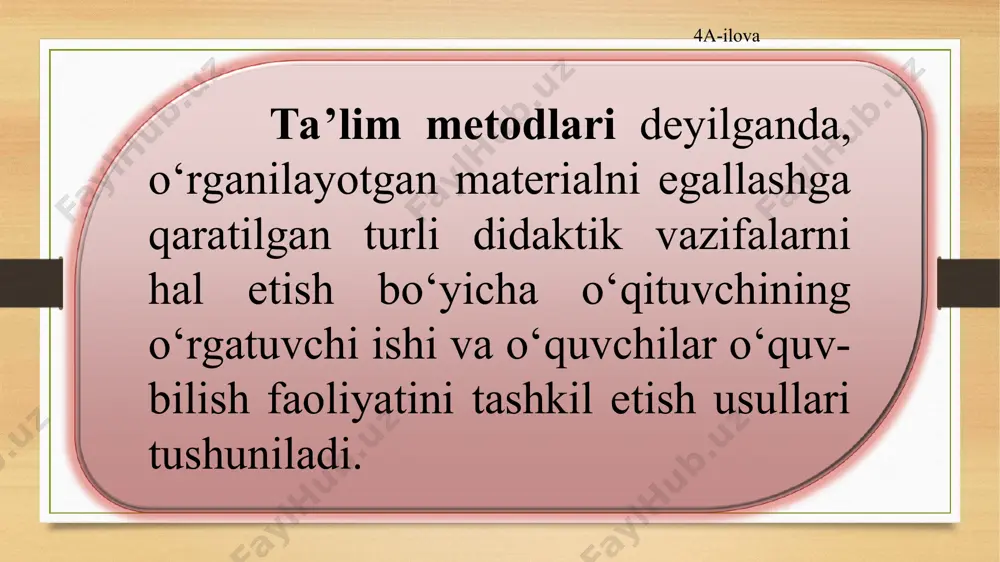 ta’lim metodlari va usullari tushunchalari - Page 5