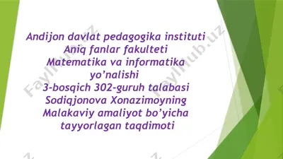 "4+2" ta'lim shakli — PPTX