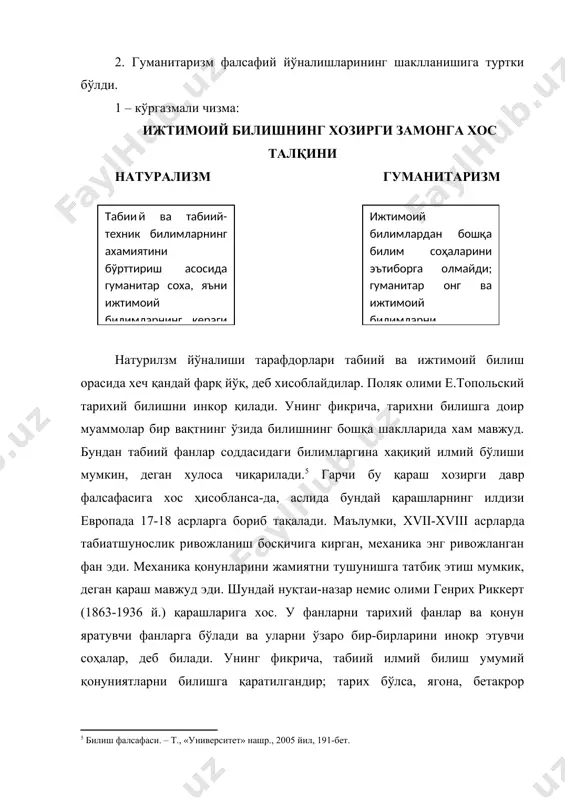 фаолиятлари орқали намоён бўлади. демакки, жамиятни билиш деганда аввало кишилар фаолиятларини ваш у фаолиятнинг асосий мотивлари (кишиларнинг мақсад-манфаатлари)ни тахлил этиш назарда тутилади. кишилар фаолиятлари моҳиятини англаш жамият хақида чин билимлар хосил қилиш имконини беради. - одамлар фаолиятлари жараёнида ўзаро бир-бирлари билан алоқа-муносабатга киришадилар. шу маънода жамият кишилараро объекти втарзда содир бўладиган ижтимоий алоқа ва муносабатларнинг махсули ва кўринишидир. бу алоқа ва муносабатлар жамият хаётининг барча соҳаларини, моддий ва маънавий хаётни қамраб олади. шундай экан, жамиятни билиш учун ундаги мавжуд турли ижтимоий алоқа ва муносабатлар ўрганиш талаб қилинади. - ижтимоий билиш ижтимоий эхтиёж ва манфаатларни ўрганишга қаратилган бўлади. ижтиомий манфаатларда эса тарихий зарурият ўз ифодасини топади. тарихий заруриятни англаш жамиятдаги ўзгаришларнинг моҳиятини англаш асосида юзага келади. - фалсафий тафаккур оламга, шу жумладан жамиятга диалектик муносабатда бўлишни тақазо этади. жамият узлуксиз ҳаракат, ўзгариш, тараққиёт жараёнларини кечирадиган ижтимоий тизимдир. ана шундай холат узлуксиз қайта шаклланиб, ривожланиб борадиган ижтимоий билимларда ўз ифодасини топади. - …