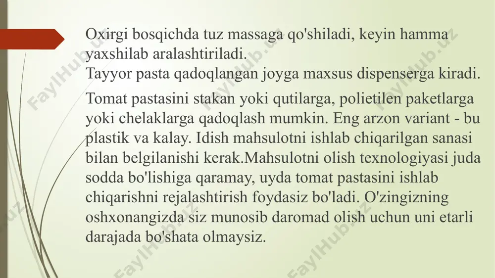 pamidordan pasta ishlab chiqarish liniyasi - Page 3