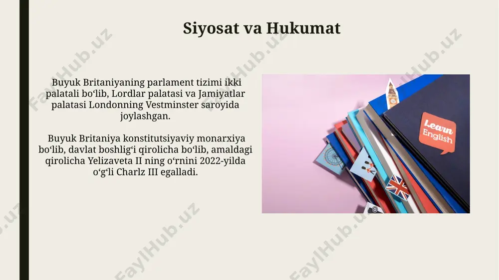 buyuk britaniya haqida taqdimot - Page 5
