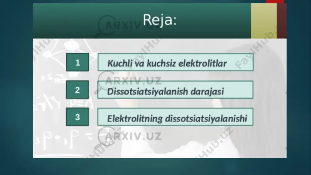 kuchli va kuchsiz elektrolitlar - Page 4