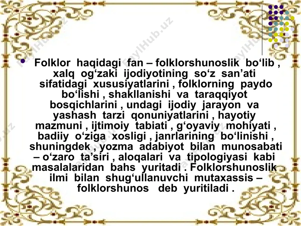 qadimgi davr o`zbek folklorlari etnomadaniyat tarixida muhim manba - Page 5