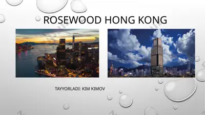 rosewood hongkong — PPTX