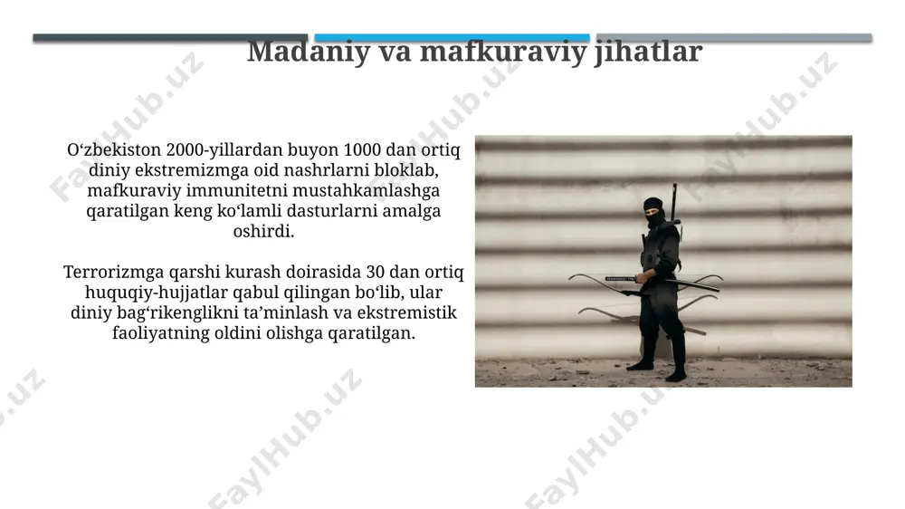 o‘zbekistonning terrorizmga qarshi kurash tajribasi - Page 4