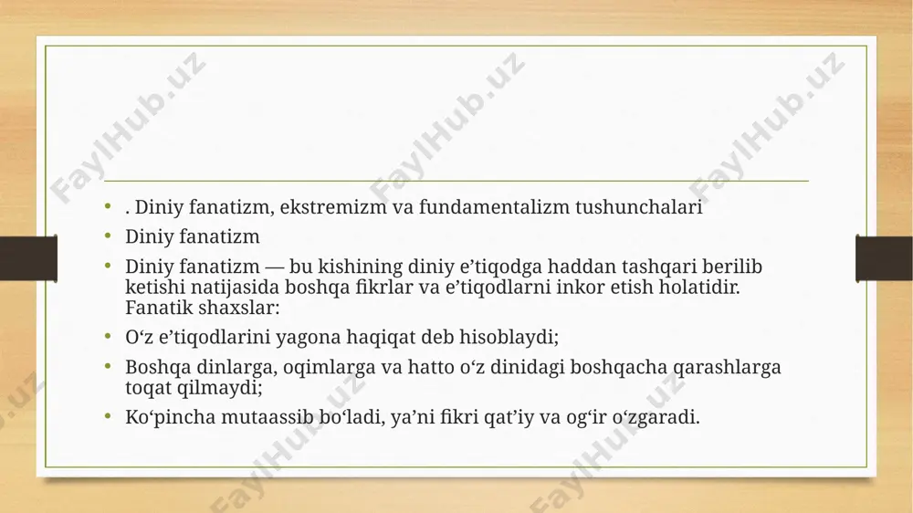 diniy fanatizm, ekstremizm va fundamentalizm - Page 3