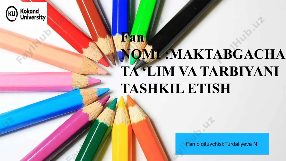sh va yozishga o‘rgatish. rasm.pedagog kreativlik potensialining ustuvor tamoyillari . quyidagi sxemada maktabgacha pedagogikaning predmeti ko‘rsatib o‘tilgan: . .2. sharq va g‘arb mutafakkirlarining farzand tarbiyasi haqidagi ta’limot ota-bobolarimiz azal-azaldan bola tarbiyasiga alohida e'tibor qaratganlar. imom al-buxoriy, iso at-termiziy, abu rayhon beruniy, az-zamaxshariy, abdurauf fitrat, abdulhamid cho‘lpon, abu ali ibn sino, alisher navoiy singari ulug‘ olimu adiblar, fozilu-fuzalolar ta'lim-tarbiya borasida ko‘p asarlar bitganlar. sharq pedagogikasining asoschilari abu nasr farobiyning «fozil odamlar shahri», yusuf xos hojibning «qutadg‘u 6 bilig» asari, alisher navoiyning «mahbub ul-qulub»i, kaykovusning «qobusnoma»si kabi asarlar bunga dalildir. mazkur ta'limiy asarlarda inson shaxsini ma'naviy kamolga yetkazish yuksak xulq-odob, ilm-fanni egallash asosidagina amalga oshirish mumkin, degan g‘oya ilgari surilgan. haqiqiy bilimga asoslangan ta'limiy uslub shakllanadi, natijada ta'limtarbiya olimlar diqqat markazida bo‘idi farobiy ta'lim-tarbiyaga bag‘ishlangan asarlarida inson takomilida ta'lim-tarbiyaning muhimligi, unda nimalarga e'tibor berish zarurligi, ta‘lim-tarbiya usul va uslublari haqida fikr yuritilgan. «fozil odamlar shahri», «baxt-saodatga erishuv to‘g‘risida», «ilmlarning kelib chikishi» kabi …