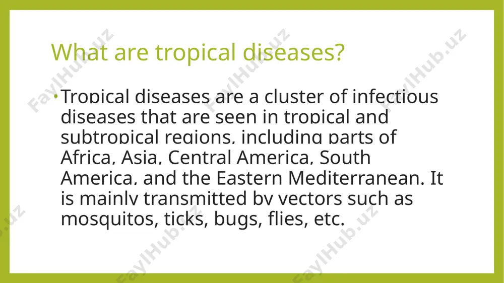 o the interaction between tuberculosis and hiv epidemics. in many regions of the world this disease predominantly affects young adults, and increasing resistance of the pathogen to antimicrobial drugs is a worrisome sign. malaria is an infectious, hematologic disease caused by parasitic protozoa from a large genus plasmodium. more than one million africans die from malaria each year, most of them children under 5 years of age. this disease alone is estimated to be responsible for approximately 1.3% of the annual reduction in economic growth for countries with the highest burden of this disease. diarrhea remains one of the most common diseases that also affects children under 5 years of age, leading to considerable mortality in childhood. rotavirus remains the most common cause of severe diarrheal illness, albeit a myriad of countries (such as bangladesh, somalia, rwanda, zaire and nepal) have seen serious epidemics due to the multiple resistant bacterium …